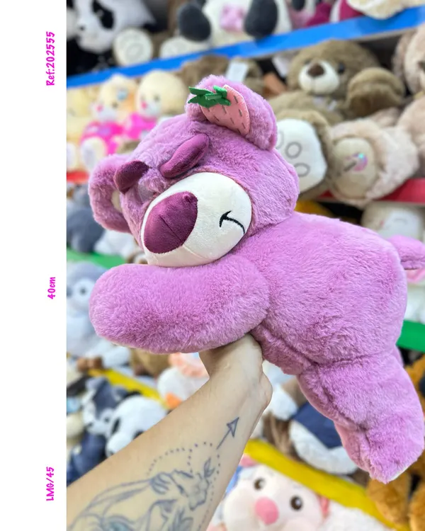 Peluche Oso Lila 45 cm