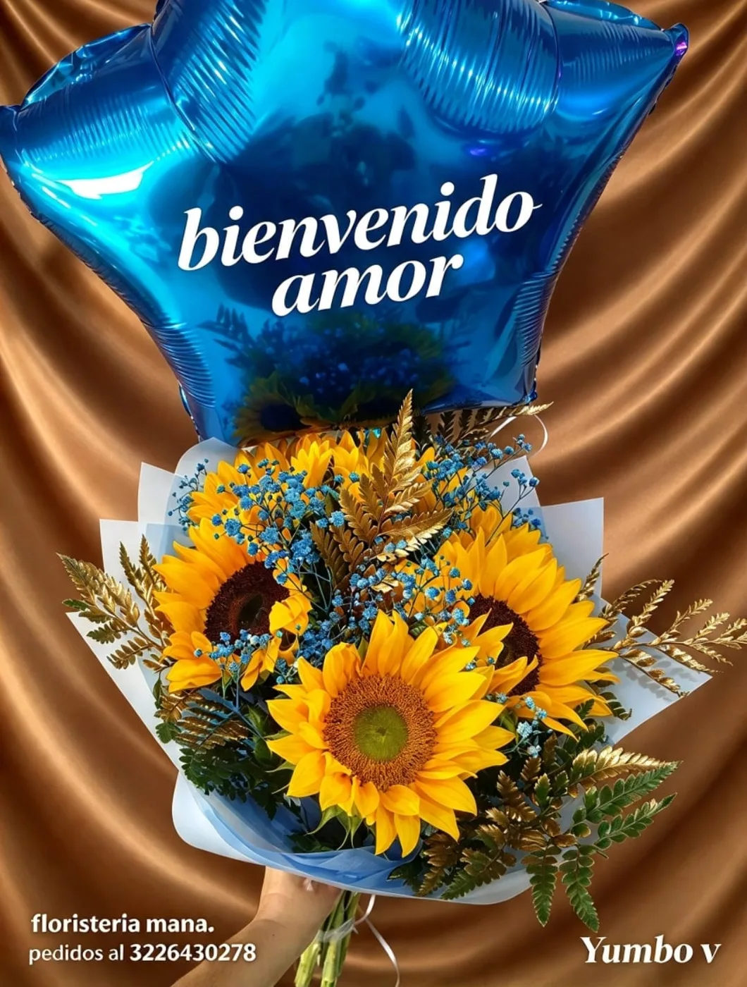 Ramo Girasoles · Bienvenido Amor