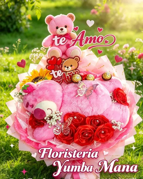 Ramo Te Amo con Osito